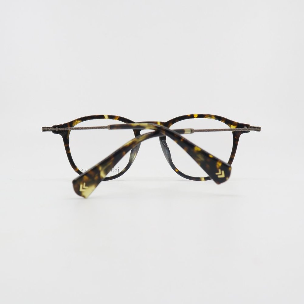 John Varvatos VJV421 47mm Olive Tortoise Oval New Men's Eyeglasses. - Picture 6 of 8